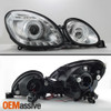 Fits 98-05 Lexus GS300 GS400 GS430 Clear Halo LED DRL Projector Headlights Lamps