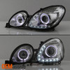Fits 98-05 Lexus GS300 GS400 GS430 Clear Halo LED DRL Projector Headlights Lamps