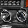 Fit 2008-2010 F250/350/450 Super Duty LED Halo Projector Headlights Left+Right