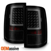 For 09-18 Ram 1500/2500/3500 LED Halo Projector Headlights+Tube Smoked Tail Lamp