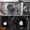 Fit 2007-2014 GMC Sierra 1500 / 2500HD / 3500HD LED Headlights Lamps Left+Right