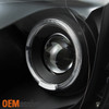 Fits 05-11 Toyota Tacoma Black Halo Projector LED Headlights LH+RH set 2005-2011