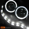 Fits 05-11 Toyota Tacoma Black Halo Projector LED Headlights LH+RH set 2005-2011