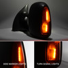 For F250/F350/F450/F550 SuperDuty Power Heated Amber LED Signal Tow Mirror Right