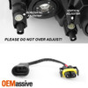 Fits 2009-2012 Toyota RAV4 RAV-4 Black Headlights Light Driver+Passenger Side