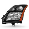 Fit 2007 2008 2009 Nissan Sentra 2.0L Models Driver Left Side Headlight- Black