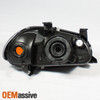 Fit 93-97 Honda Del Sol Smoke 1PC Amber Headlights Corner Signal Lamps L + R
