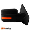 Fits 2007-2014 Ford F-150 Power Heated Puddle LED Signal Passenger Side Mirror