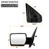 Fits 2007-2014 Ford F-150 Power Heated Puddle LED Signal Passenger Side Mirror