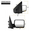 Fit 2004-2006 Ford F150 Power Heated Driver Side Mirror w/Build-in LED Signal