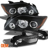 Fits 08-10 TC Black Bezel Projector Headlights + Full LED Fog Lights w/Switch
