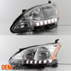 Fits 2013 2014 2015 Sentra Chrome LED DRL Left Driver One Side Headlight Lamp