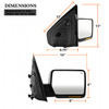 Fit 2004-2006 Ford F150 Pickup Power Heated Mirrors w/ Build-in LED Signal