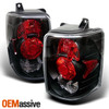 For 1993-1998 Jeep Grand Cherokee LED Black Headlight w/ Corner+Blk Tail Light