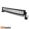 For Curved FLOOD/SPOT 21" OFFROAD 4WD SUV Truck Jeep 120W Work Lamp LED Light Bar