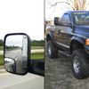 Fit 02-08 Ram 1500/2500/3500 Manual Rotatable Towing Trailer Power Side Mirrors