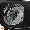 Fits 2005-2011 Toyota Tacoma Black Headlights+ Dark Red LED Tail Brake Lamp Pair