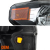 Fits 2014-2021 Toyota Tundra Truck Black Headlights + Black Smoked LED Taillight