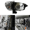 Fits 01-04 Toyota Tacoma Smoked Headlight+Corner+Bumper Lamp+Dark Red Tail Light