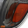 Fits 01-04 Toyota Tacoma Smoked Headlight+Corner+Bumper Lamp+Dark Red Tail Light