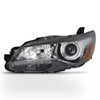 Fits 2015-2017 Toyota Camry SE/XSE Driver Left Side [Black] Projector Headlight