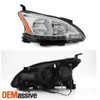Fits 2013-2015 Sentra Chrome LED DRL Passenger Right One Side Headlight Lamp