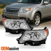 Fit 2009-2013 Subaru Forester Headlights Light Lamps Replacement Left + RIght