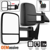 Fit 1988-1998 Chevy GMC C/K 1500 2500 3500 Towing Power Side Mirrors Replacement