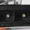 Fit Black 2000 2001 2002 2003 2004 2005 Cadillac Deville LED Headlights Headlamp