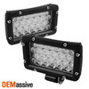 For 8" SUV/Truck 4X4 Off Road 24W 24Pcs Hyper White LED Fog Lights W/Wiring+Switch