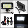 For 8" SUV/Truck 4X4 Off Road 24W 24Pcs Hyper White LED Fog Lights W/Wiring+Switch