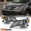 Fits 2013 2014 2015 Toyota RAV4 Headlight Replacement Lamp 13 14 15 Left+Right