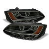 Fits Smoked 11-18 Volkswagen Jetta Sedan Headlights Lamps Pair Left+Right Set
