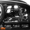 Fit 2009 2010 Dodge Charger DRL LED Black 1PC Headlights+Dark Red Tail Lights