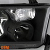 For 2007-2013 Toyota Tundra Black Headlights+Blk [C-Tube] LED Tail Brake Lights