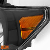 For 2007-2013 Toyota Tundra Black Headlights+Blk [C-Tube] LED Tail Brake Lights