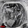 Fits 07-13 Tundra Chrome Headlights Replacement + Clear LED Tail Lights Lamps
