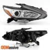 [Halogen Type] Fits 2016-2018 Altima Chrome Passenger Side Projector Headlight