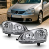 Fit 2006 2007 2008 2009 Volkswagen Jetta GTi Headlights Lights Lamps 06 07 08 09