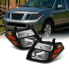 Fit 2008 2009 2010 2011 2012 Pathfinder Black Headlights Replacement Lamps