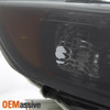 Fits 2012 2013 2014 Toyota Camry Black Smoked Projector Headlights Pair Lamps
