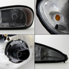 Fits 99-05 Grand AM Smoked Smoke Headlights Replacement + LED Smoke Tail Lights
