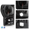 For 2007-2013 Toyota Tundra Truck Smoked Headlights+LED Smoke Tail Brake Lights
