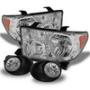 Fits 07-13 Tundra Headlights+ Bumper Fog Lights Lamps W/Switch+Bulbs 2007-2013