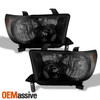 For 2007-2013 Toyota Truck Black Smoked Headlights + Full LED Tail Brake Lights