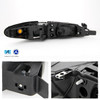 Fits 97-03 Grand Prix Black Bezel Headlights Replacement + LED Black Tail Lights