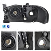 For 2004-2006 Nissan Sentra Base LE S XE SE-R 4Door Black Headlights LH+RH Pair