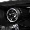 Fit 06-08 Dodge Ram Pickup Black Projector Headlights Replacement LeftA+Right