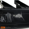 Fit 04-12 Colorado / Canyon Smoked Headlights + Black Tail Lights  Replacement