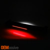 One Pc For 2007-2011 Honda CRV Black Roof Trunk Spoiler w/ LED 3Rd Brake Light